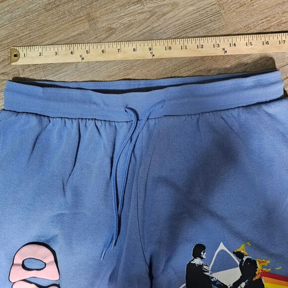 Pink Floyd Sweatpants joggers Unisex Blue Size L 36/38 Wish You Were Here - Picture 4 of 9